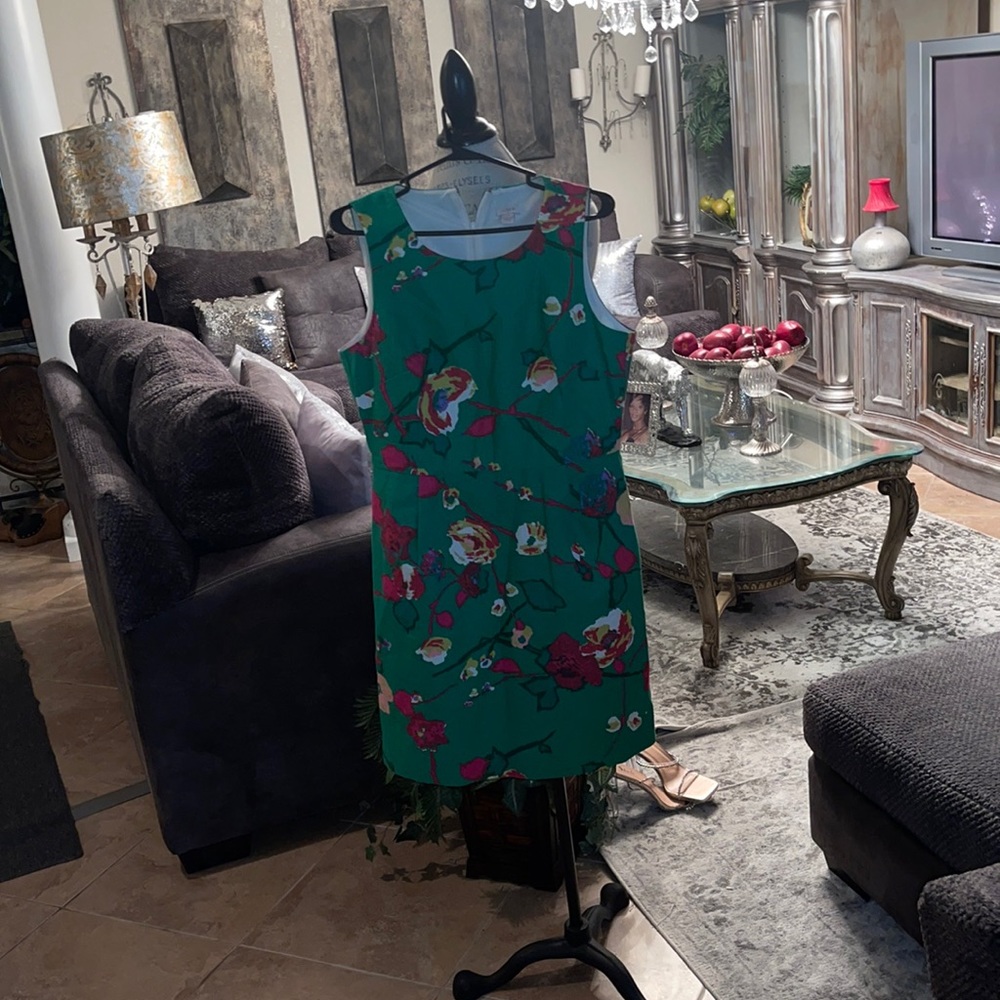 JCREW Floral Print Sheath Dress , Beautiful fit!!!!
